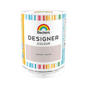 Beckers 5L CARAMEL PUDDING Designer Colour farba lateksowa mat-owa do ścian sufitów