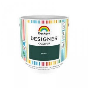Beckers 2,5L TRENDY Designer Colour farba lateksowa mat-owa do ścian sufitów