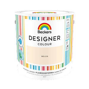 Beckers 2,5L MELON Designer Colour farba lateksowa mat-owa do ścian sufitów