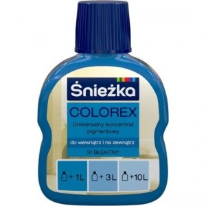 Śnieżka Colorex Pigment 100ml błękitny 51 barwnik do farby
