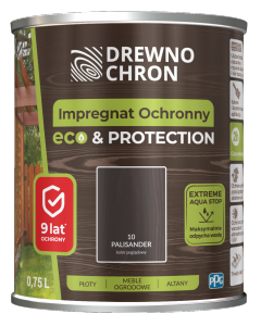Drewnochron PALISANDER 0,75L Impregnat Eco Protection drewna do  wodny szybkoschnący