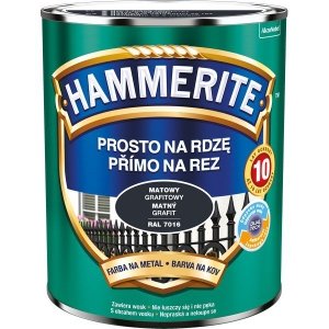Hammerite Na Rdzę 0,7L GRAFIT-OWY RAL7016 MAT hamerite farba