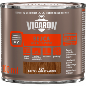 Vidaron Bejca 0,2L B09 ORZECH AMERYKAŃSKI do drewna