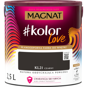 MAGNAT kolor Love 2,5L KL21 Czarny farba czarna kolorLove