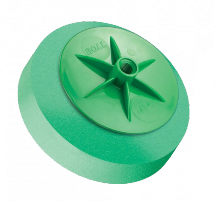 BOLL Gąbka do polerowania polerska 150mm M14 ZIELONA twarda