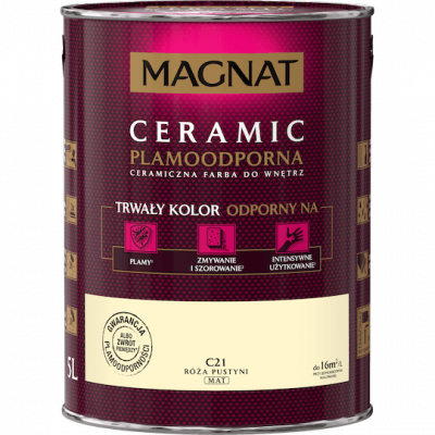 MAGNAT Ceramic 5L C21 Róża Pustyni ceramik ceramiczna farba do wnętrz plamoodporna
