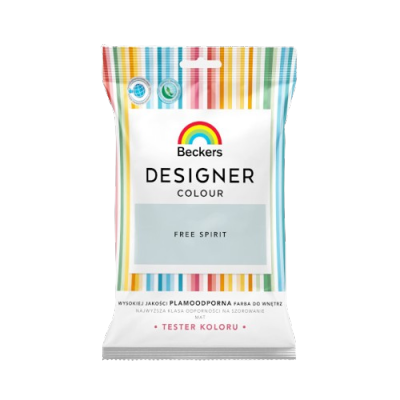 Beckers TESTER FREE SPIRIT Designer Colour farba lateksowa mat-owa do ścian sufitów