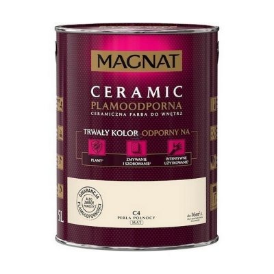 MAGNAT Ceramic 5L C4 Perła Północy ceramik ceramiczna farba do wnętrz plamoodporna