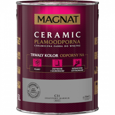MAGNAT Ceramic 5L C31 Grafitowy Marmur ceramik ceramiczna farba do wnętrz plamoodporna
