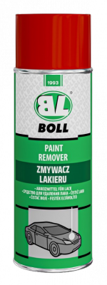 BOLL Zmywacz Lakieru 400ml Spray Powłok Preparat Zmywania Środek z metalu drewna szkła cegły