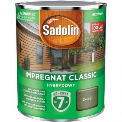 Sadolin Classic impregnat 0,75L ZIELONY drewna clasic