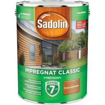 Sadolin Classic impregnat 4,5L DRZEWO WIŚNIOWE 88 drewna clasic