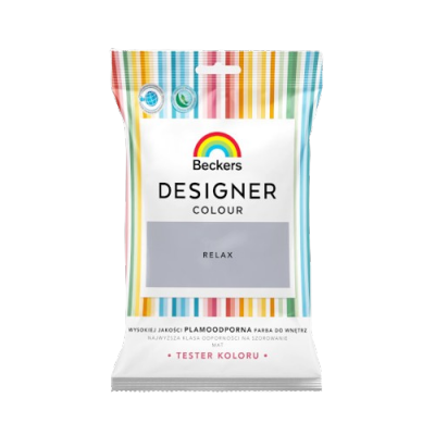 Beckers TESTER RELAX Designer Colour farba lateksowa mat-owa do ścian sufitów