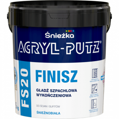 Acryl-Putz Gładź Szpachlowa FS20 1,5kg gotowa Finish wykończeniowa polimerowa