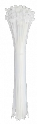 Opaski zaciskowe trytki 4,8x300mm BIAŁE zip-y 100 szt. kablowe do kabli nylonowe
