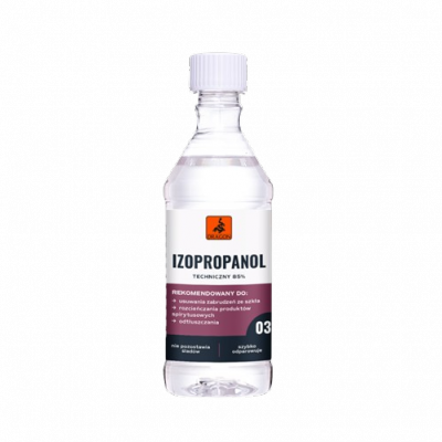 Izopropanol Do Mycia Odtłuszczania 0,5L BEZBARWNY 85% alkohol izopropylowy IPA Dragon