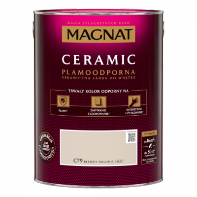 MAGNAT Ceramic 5L C79 Beżowy Dolomit ceramik ceramiczna farba do wnętrz plamoodporna