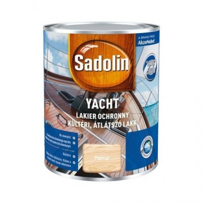 Sadolin Yacht lakier jachtowy 0,75L PÓŁMAT BEZBARWNY drewna