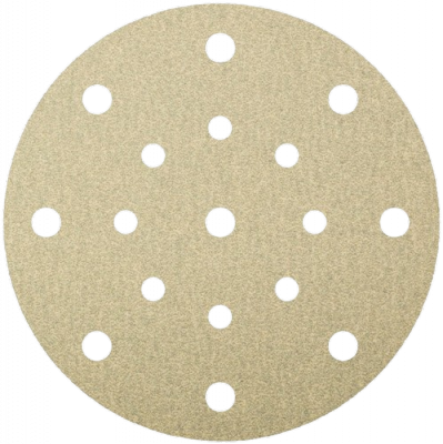 Krążek papier ścierny rzep 225mm 8otw. gr.60 do żyrafy KLINGSPOR PS 33 samoprzylepny