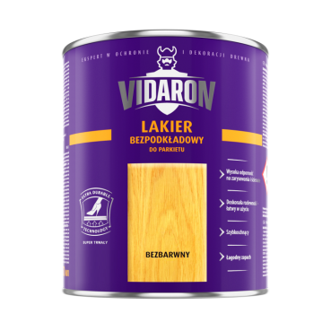Vidaron Lakier do parkietu podłóg MAT 0,75L Bezpodkładowy