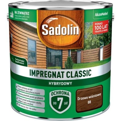 Sadolin Classic impregnat 2,5L DRZEWO WIŚNIOWE 88 drewna clasic