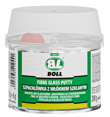 BOLL Szpachla Szpachlówka z włóknem szklanym 200g Samochodowa poliestrowa 