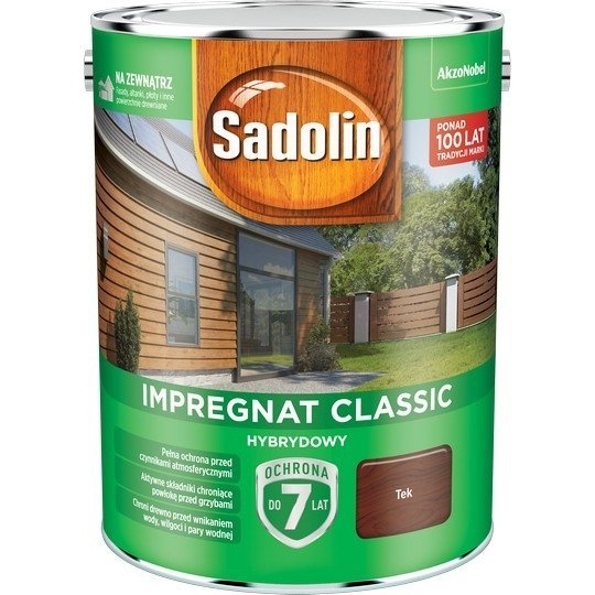 Sadolin Classic impregnat 4,5L TEK TIK TEAK 3 drewna clasic