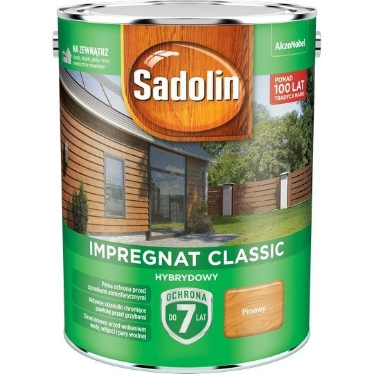 Sadolin Classic impregnat 4,5L PINIOWY PINIA 2 drewna clasic