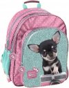Plecak Szkolny Pies Chihuahua dla Dziewczyny Komplet [PTE-090]
