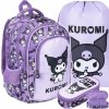 KUROMI VIOLET PLECAK KOMPLET 3w1 MAJEWSKI DLA DZIEWCZYNY 4-komorowy