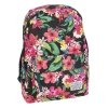 Plecak dla Dziewczyny Vintage Młodzieżowy Szkolny kolorowe Kwiaty 17-223C
