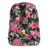 Plecak dla Dziewczyny Vintage Młodzieżowy Szkolny kolorowe Kwiaty 17-223C