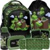 PLECAK MINECRAFT SZKOLNY KOMPLET 5w1 GAMING GRY DO 1 KLASY DLA CHŁOPAKÓW 