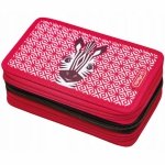 HERLITZ PIÓRNIK 3 komorowy DO SZKOŁY z WYPOSAŻENIEM ZEBRA