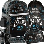 PLECAK GAMEPAD SZKOLNY ZESTAW 6w1 GAMER DO PODSTAWÓWKI GAMING DLA CHŁOPAKÓW