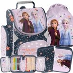 TORNISTER KRAINA LODU SZKOLNY DLA DZIEWCZYNEK FROZEN DO 1 KLASY KOMPLET 3w1
