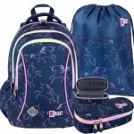 JEDNOROŻEC PLECAK ST.RIGHT UNICORN SZKOLNY MŁODZIEŻOWY DZIEWCZĘCY KOMPLET