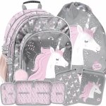 JEDNOROŻEC PLECAK SZKOLNY DO KLAS 1-3 PODSTAWÓWKI KOMPLET 3w1 DZIEWCZĘCY