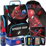KOMPLET 5w1 TORNISTER SPIDER-MAN SZKOLNY MARVEL DLA CHŁOPAKÓW DO 1 KLASY