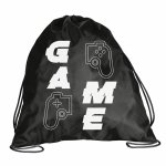 GAMEPAD CZARNY WOREK NA WF STRÓJ KAPCIE OBUWIE GAME DLA CHŁOPAKA BeUniq