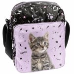 KOTEK TOREBECZKA NA RAMIĘ TOREBKA CATS DLA DZIEWCZYNEK TORBA NA WYCIECZKI
