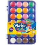 Farby Akwarelowe 28 Kolorów Wodne Colorino Pędzel Duże [67317PTR]