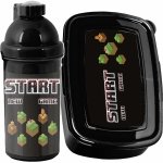 MINECRAFT ZESTAW 2w1 BIDON ŚNIADANIÓWKA DLA CHŁOPAKÓW GAMER GAMING GRA GRY