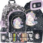 PLECAK SZKOLNY JEDNOROŻEC ZESTAW 5w1 DLA DZIEWCZYNKI DO PODSTAWÓWKI PASO