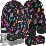 BACKUP MODOWY ZESTAW 5w1 PLECAK MŁODZIEŻOWY SZKOLNY DERFORM 