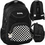 KWIATY SZACHOWNICA PLECAK SZKOLNY BeUniq MŁODZIEŻOWY DLA DZIEWCZYNY KRÓLIK