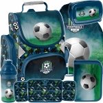 KOMPLET 5w1 PIŁKARSKI TORNISTER SZKOLNY PIŁKA NOŻNA DLA CHŁOPAKA PASO