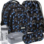 BACKUP RIDDLE PLECAK SZKOLNY ZESTAW 5w1 ABSTRAKCJA 3D DLA CHŁOPAKA