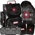 TORNISTER AVENGERS SZKOLNY CHŁOPIĘCY KAPITAN AMERYKA IRONMAN KOMPLET 3w1