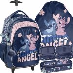PLECAK STITCH NA KÓŁKACH SZKOLNY DO 1 KLASY LILO i STICH KOMPLET 3w1 PASO